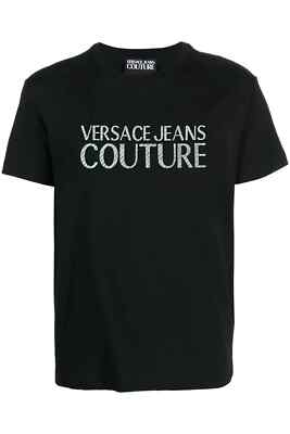 VERSACE JEANS COUTURE CARBON PRINT T SHIRT-BLACK. | eBay