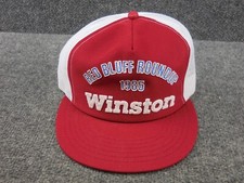 Vintage Red Bluff California Roundup Rodeo 1985 Winston Trucker Hat Snapback