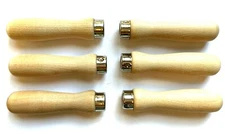 LUTZ 6 PC SHORT FERRULE FILE HANDLE #1 FOR 3-4" FILES - USA