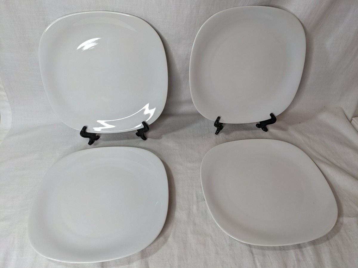 Block Langenthal TRANSITION - 4x White Dinner Plates 10 1/8