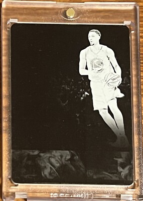 Black 1/1 Klay Thompson 2016-17 Panini Noir True One of One 1 of 1 Print Plate