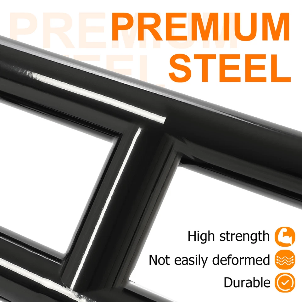 Parachoques delantero de acero de alta resistencia para Hummer H2 2003-2009 cepillo rejilla marco protector Foto 2 de 4