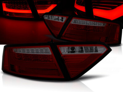 LED Lightbar Rückleuchten für Audi A5 Coupe Sportback Bj. 07-11 Rot/Smoke B-Ware
