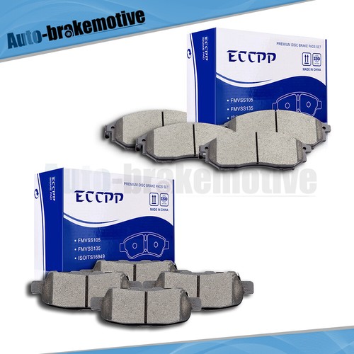 JUEGO DE PASTILLAS DE FRENO DELANTERAS Y TRASERAS Para G25X G35 G37X G37 M35 M45 350Z 370Z P-888 P-905 - Imagen 1 de 12