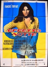 LA NUIT AMERICAINE Italian 4F movie poster 55x79 TRUFFAUT JACQUELINE BISSET