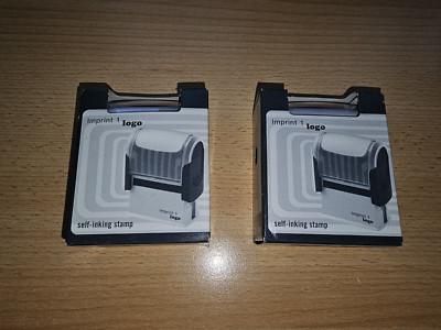 Imprint 1 Logo self-inking stamp Stemnpel zum selber gestalten selbstfärbend NEU
