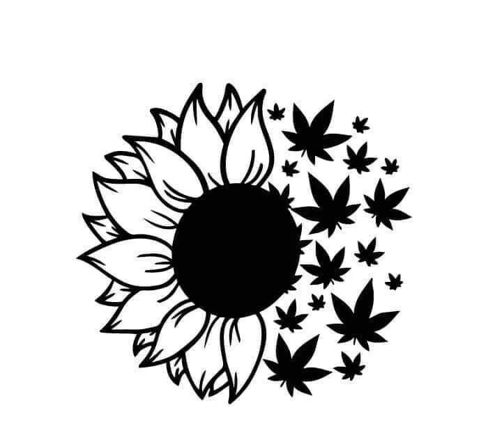 Sunflower Decal