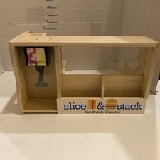 Melissa  Doug Slice  Stack Sandwich Wood Deli Counter Only