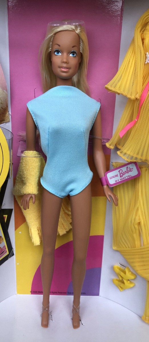 1977 Blonde Tan Malibu Barbie Reproduction - 50Th
