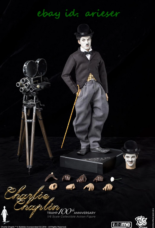 Zcwo 1/6 Charlie Chaplin 100th Film Classic Ver. 30 Cm Statue