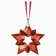 Swarovski Christmas Star Ornament 2019 Annual Edition  Red Small#5524180 NIB $65