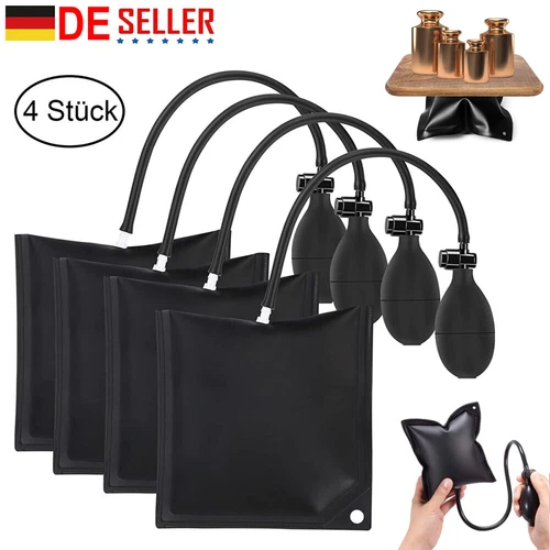 4X Montagekissen Hebekissen Möbelheber Luftkissen Pumpkissen Spreizkissen 200Kg - Bild 3 von 15