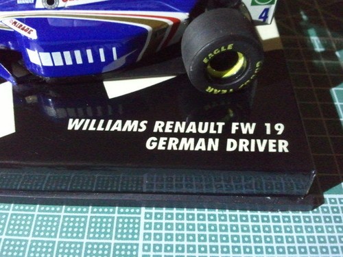 German Driver WILLIAMS RENAULT FW19 - MINICHAMPS 430970004 - 1997. - Photo 4/5