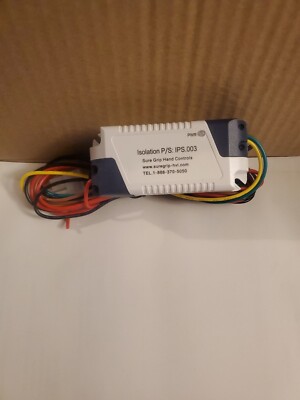 Isolation Power Supply IPS.003 Sure grip Hand Controls. Howell Ventures Ltd