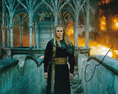 CHARLIE VICKERS signed Autogramm 20x25cm LORD OF THE RINGS in Person autograph