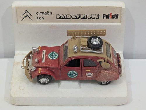 Polistil Citroen 2 CV Tunisia 1/25 HF Club Italy Diecast Model Rare Vintage Car - Picture 3 of 12