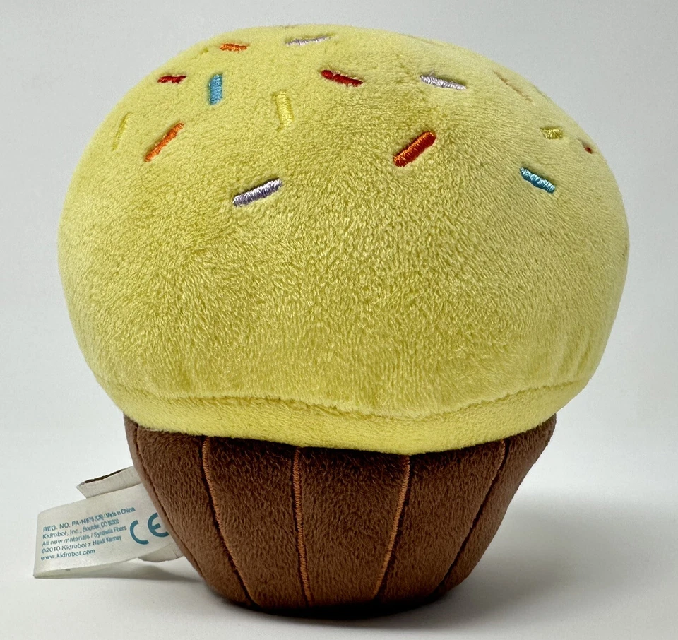 Kidrobot Yummy World 5" Buttercream Cupcake Toy Designer Plush Rare! - Image 2 of 4