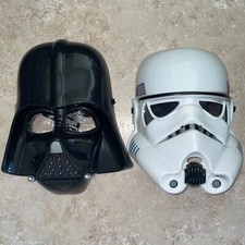 2 CHILD STAR WARS DARTH VADER  STORMTROOPER2 MASK HALLOWEEN COSTUME