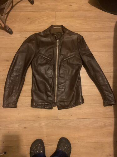 Vintage 60s Schott Single Leather Jacket