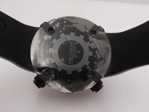 MECCANICHE VELOCI QUATTRO VALVOLE-QUATTRO TEMPI TITANIUM BOX&PAPERS NEW WATCH - Picture 17 of 17