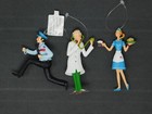 Whimsical Department 56 Ornaments Production Year 2008 Doctor, Cop, Waitress