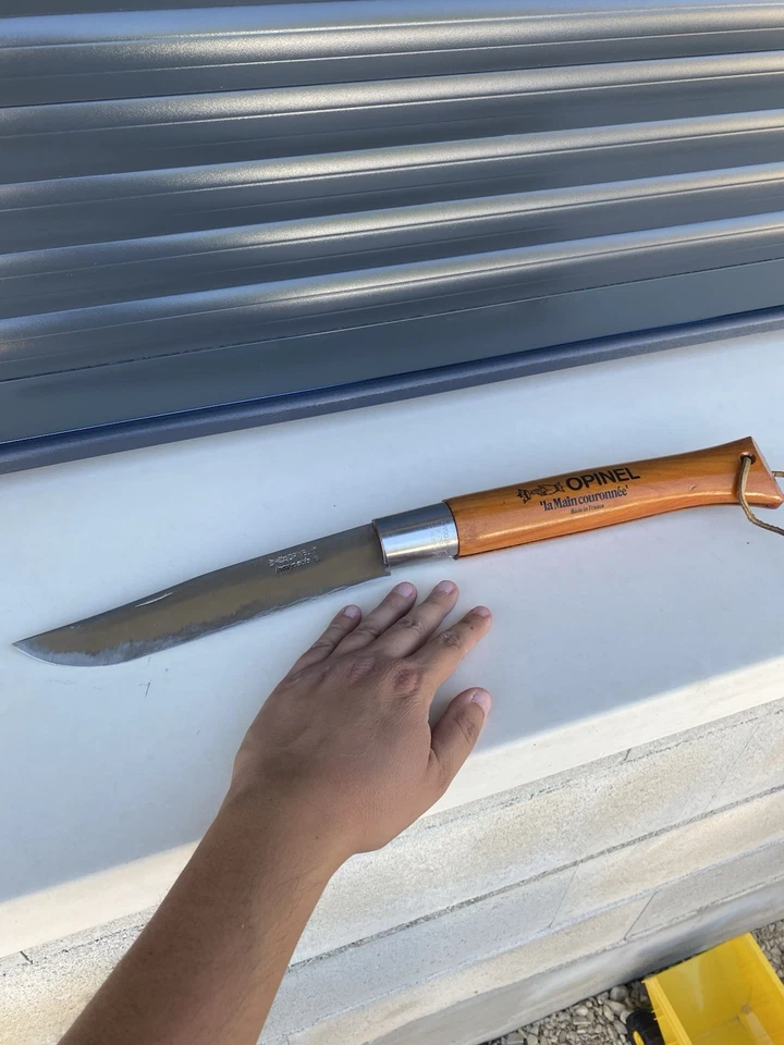 🇫🇷 RARE Couteau Géant Opinel la Main couronnée Made In France Numéro 13 - Photo 2/4