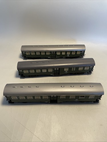 3x Märklin 4254 H0 1:87 Personenwagen Reisezugwagen 2. Klasse DB Neuwertig #7P87 | Condition: Gebraucht