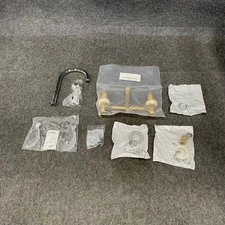 CHICAGO FAUCETS 786-E35ABCP 2 Handle High Arch Kitchen Faucet In Chrome