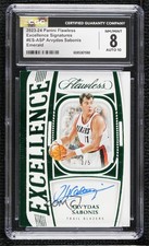 2023 Flawless Excellence Signatures Emerald 3/5 Arvydas Sabonis CGC 8 Auto h8q