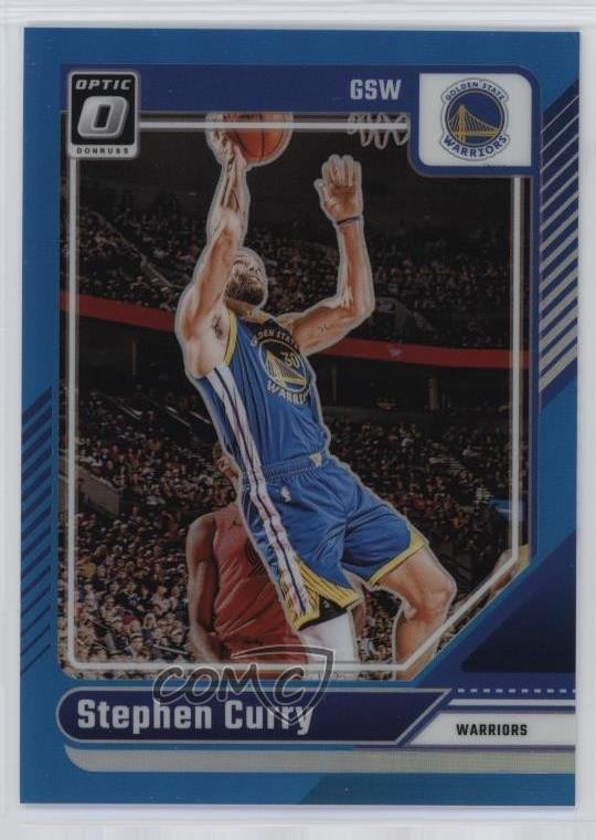 2024-25 Panini Donruss Optic Aqua Prizm 173/225 Stephen Curry #155 4w8