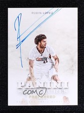 2014-15 Preferred Panini Signatures Platinum 1/1 Robin Lopez #467 Auto 2d0
