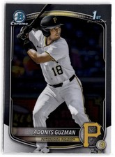 2025 Bowman Draft Adonys Guzman #BDC-126 Pittsburgh Pirates