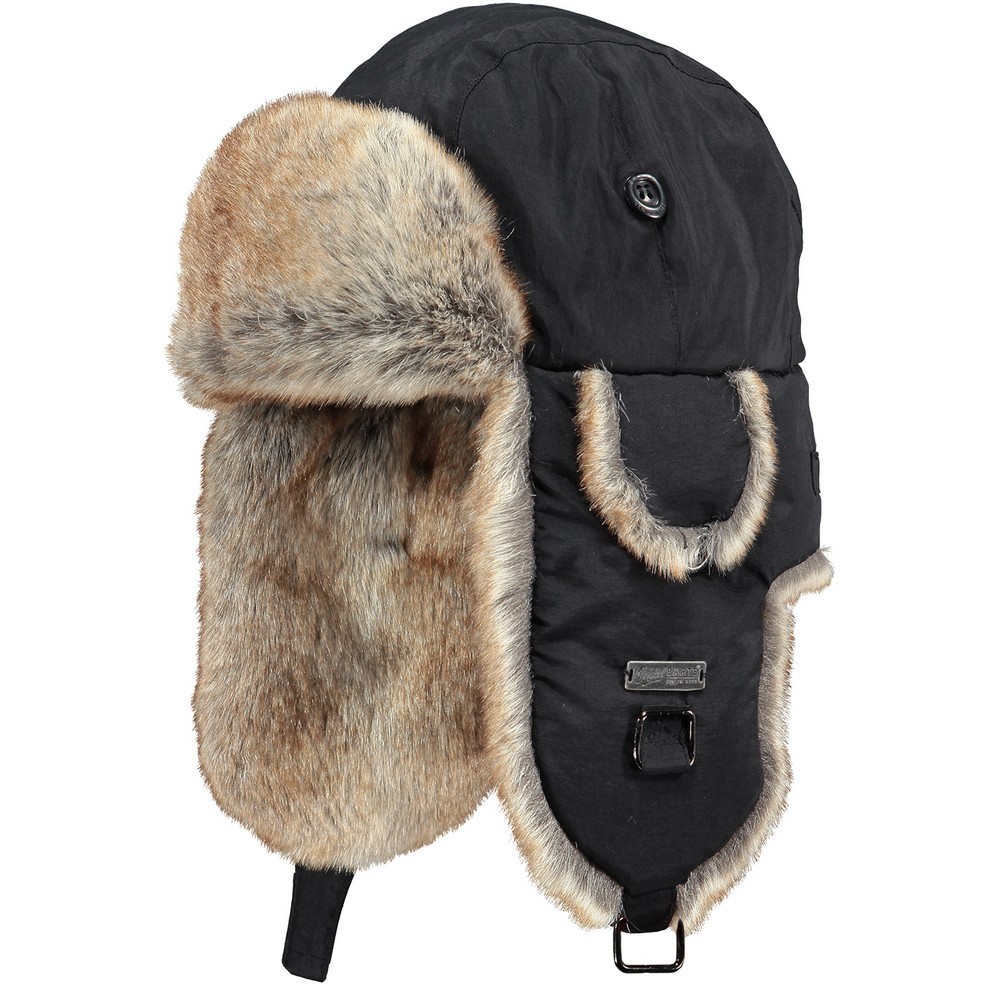Barts Kamikaze Bomber Trapper Hat Black