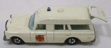Vintage Matchbox #3 Mercedes Benz Binz Ambulance 1/64 Loose White Car