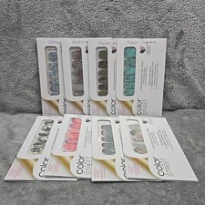 Lot Of 8 Color Street Real Nail Polish Strips Cammo Swirls Marble Patterns