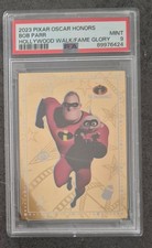 Walk of Fame Disney Die Unglaublichen 2023 Pixar Oscar 72/100 PSA 9 Metallkarte