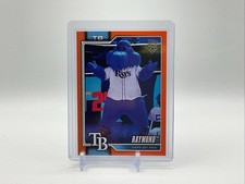 2026 Topps Series 1 Celebration Raymond Mascot Orange /25 SSP Tampa Bay Rays