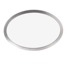 Flexinstall Oval 16 in. Brushed Nickel Indoor Integrated LED Recessed Ceiling