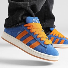 Scarpe Uomo Adidas Campus 00s Azzurro Arancio Dal 39 al 45