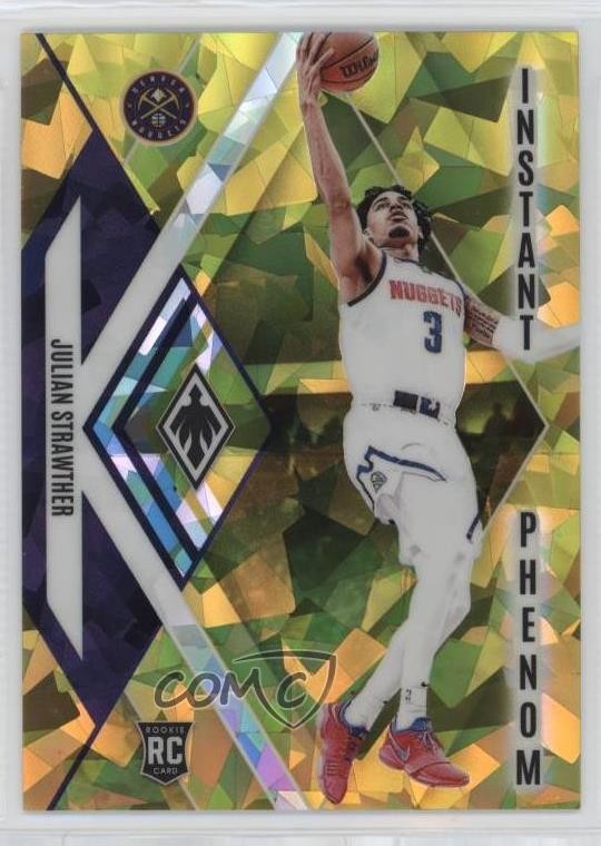 2023 Phoenix Instant Phenom Yellow Ice 5/175 Julian Strawther #6 Rookie RC 1bg0