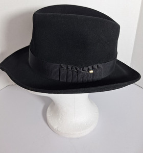 Vintage Dobb's Hanover Square Whippet Style 50's Top Hat 7 1/4" Fedora Classic