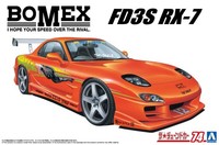 Aoshima The Tuned Car No.74 Bomex FD3S RX-7 (Mazda) 1999 1/24 Plastik...