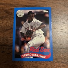 PEDRO MARTINEZ TOPPS 1989 35TH ANNIVERSARY RETRO BLUE BOSTON RED SOX #37 2024 S2