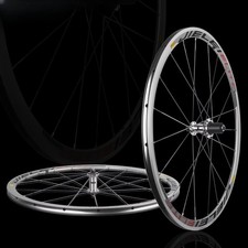 Set ruote bici da strada 700C 30 mm con mozzo freno a V e clincher cerchio sistema frenante a disco