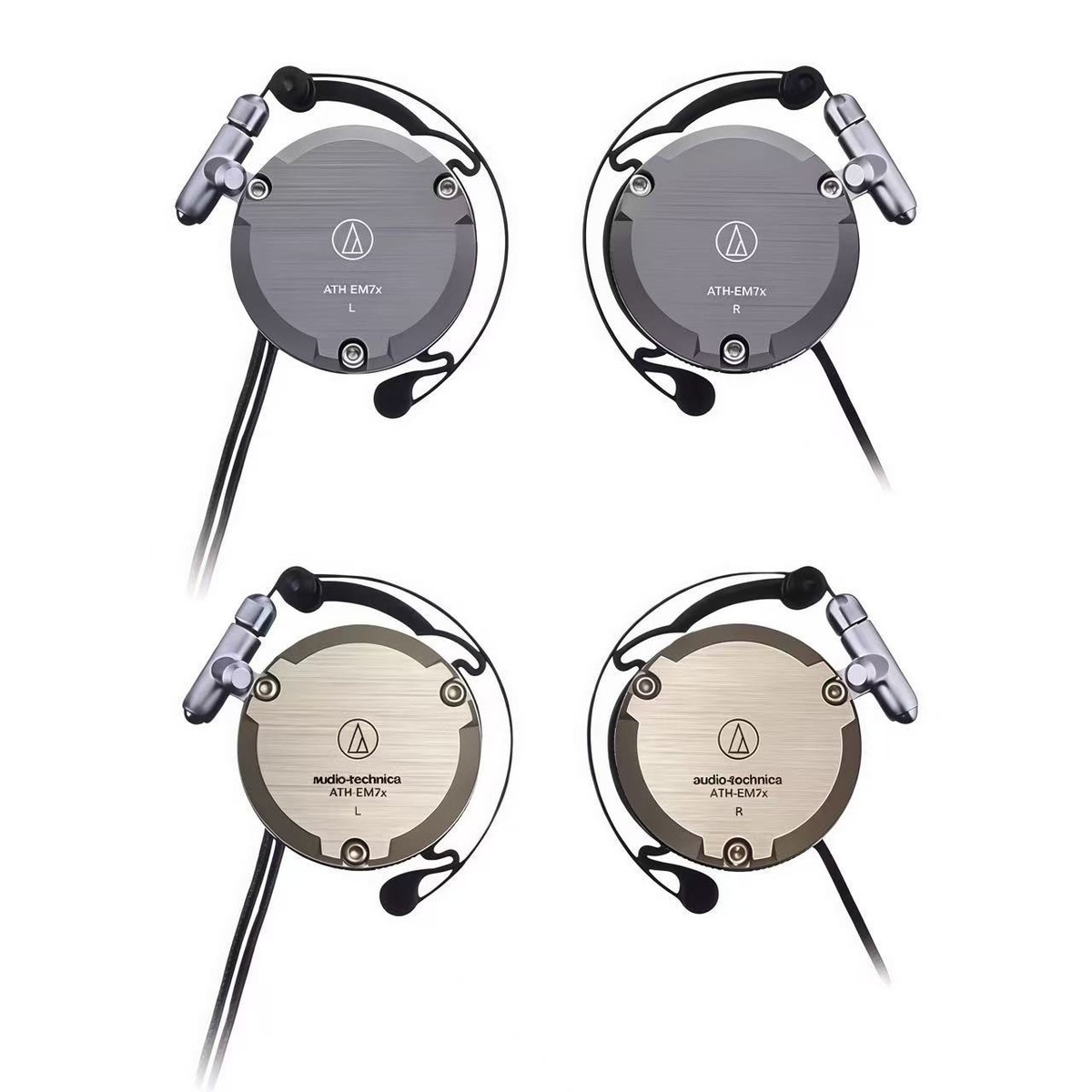 Audio-TechnicaのATH-E7 Audio-Technica ATH-EM7X Clip-On Headphones Adjustable Aluminum | eBay