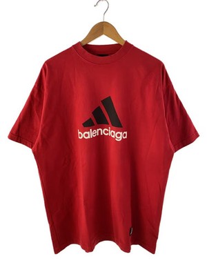 BALENCIAGA × adidas TShirt Red 2 Used | eBay
