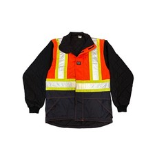 Helly Hansen Work Wear Jacket Medium Neon Ora...