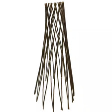 Willow Round Tepee Trellis 36in H Expandable Plant Protector Garden Vine Support