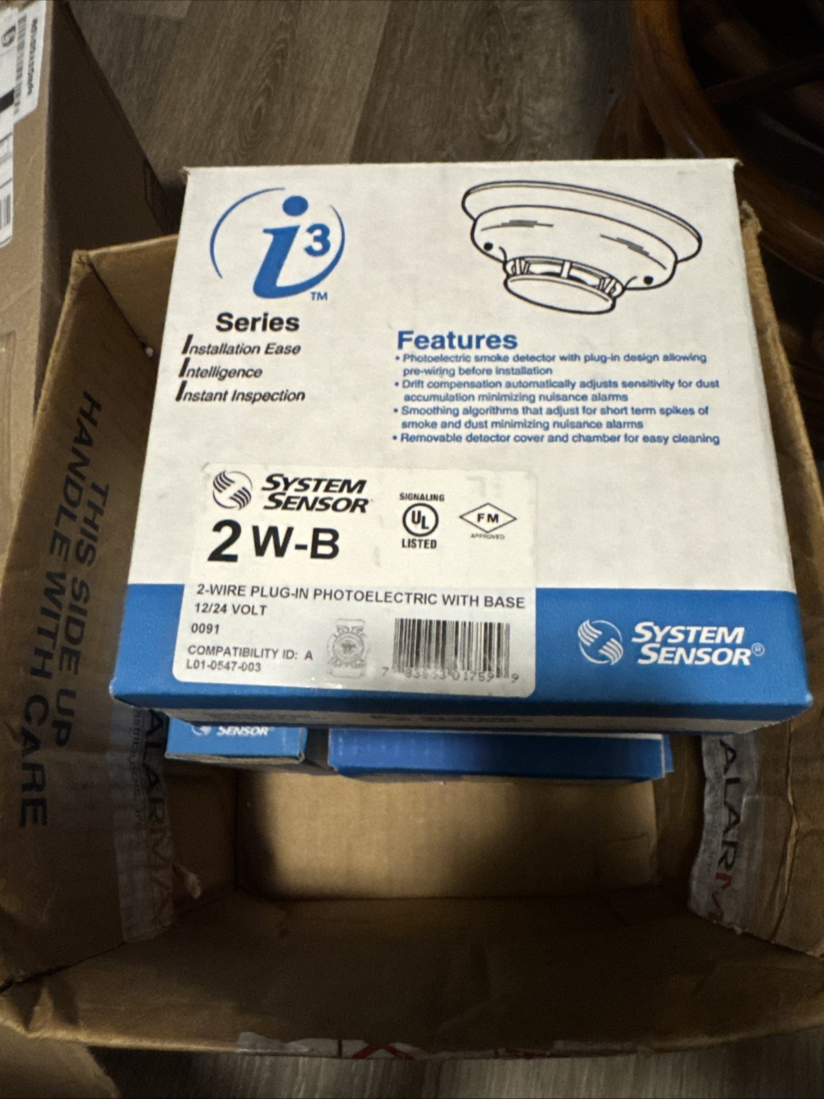 System Sensor 2 W-B, Two-Wire Photoelectric Smoke Detector Power & Zone Circuit