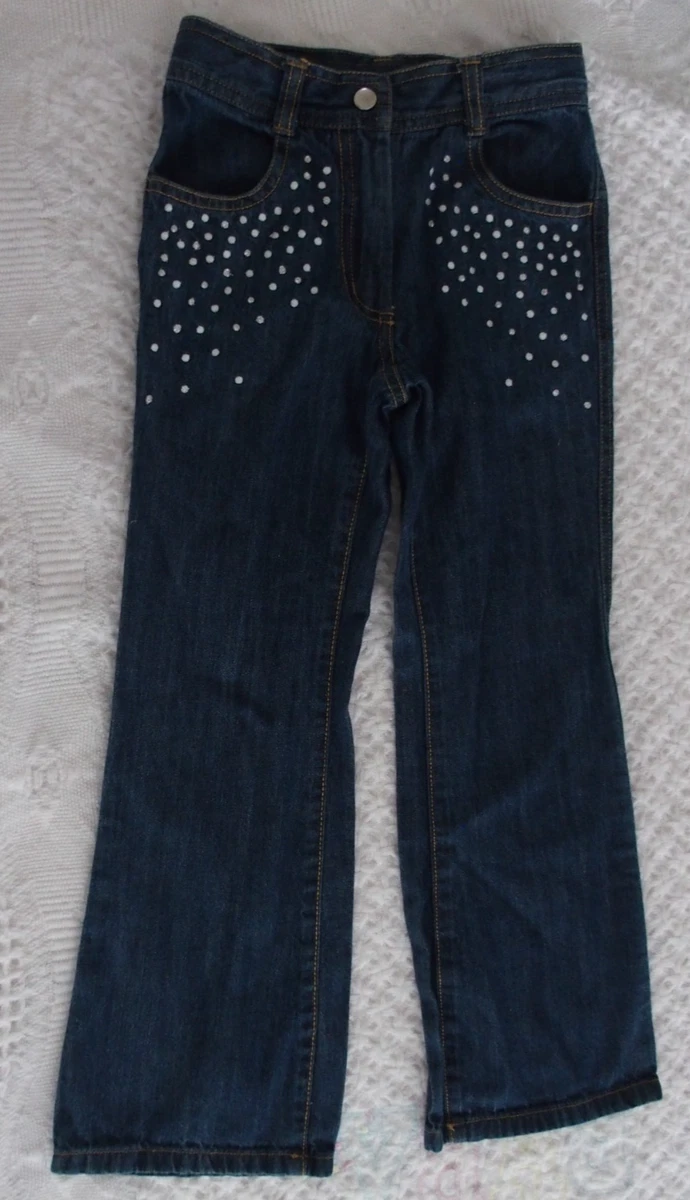 Jeans Gymboree Tea For Two Filles Taille 8 - Strass, Taille Ajustable, Occasion